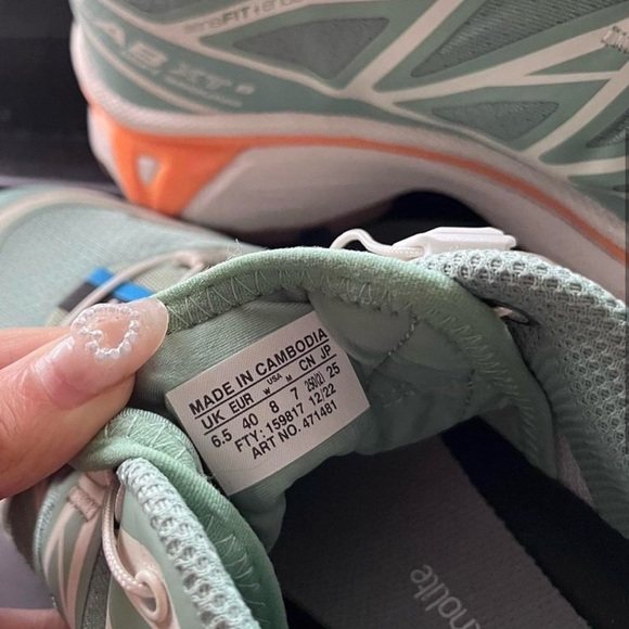 Brand New Salomon S-Lab XT6 Granite Green//Blazing Orange - Picture 5 of 6